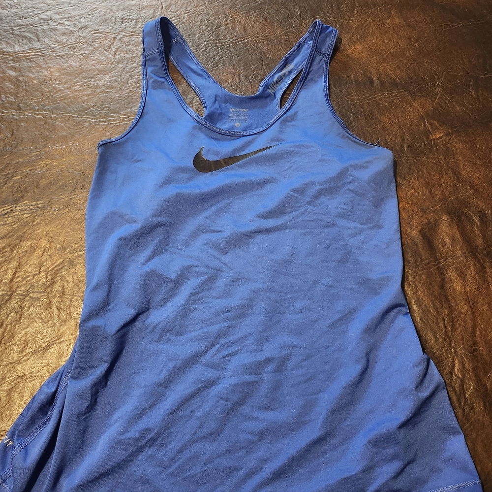 Nike Pro Women's Royal Blue Tank Top